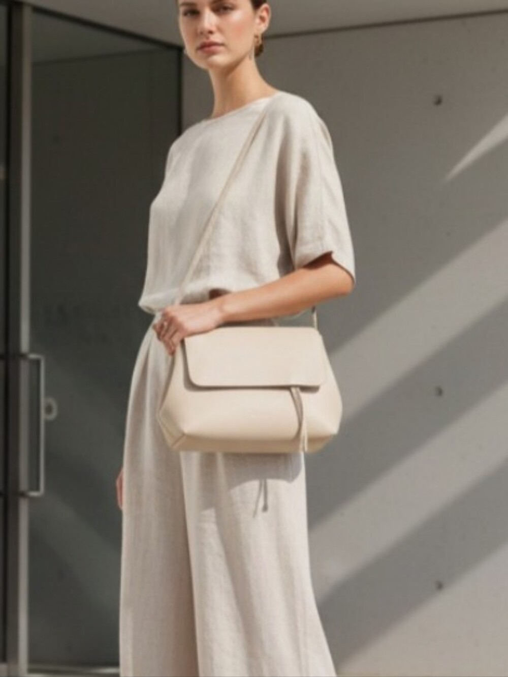 Mansur Gavriel Regular Soft Lady Bag in Cream/Beige - EUC with Dust Bag RARE